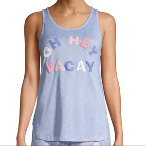 SECRET TREASURES Oh Hey Vacay Tank Top Comfy Shirt